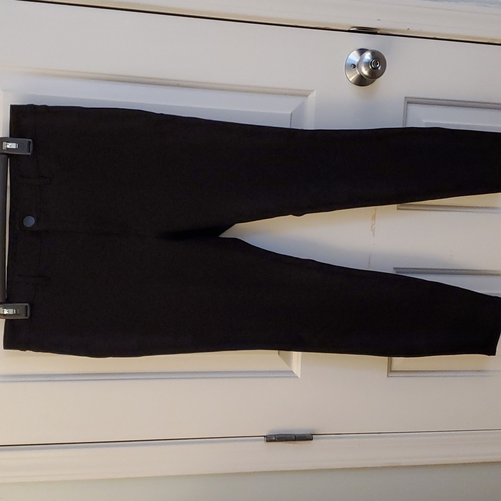 Ann taylor loft black stretch work pants size 12